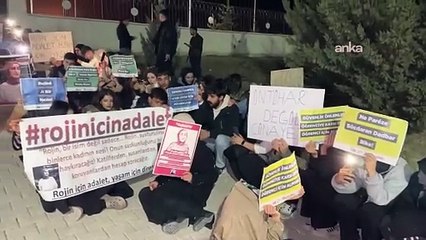 Öğrencilerin Rojin Kabaiş eylemi: Failler bulunana kadar alanlardayız
