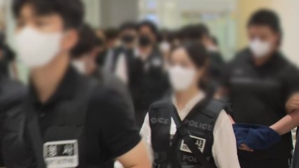 캄보디아 구금 한국인 64명 송환...모두 체포돼 전국 경찰서로 압송 / YTN