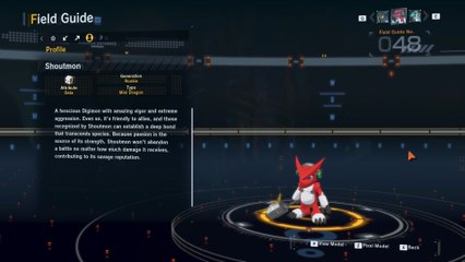 shoutmon all digivolution/de-digivolution/profile Digimon Story Time Stranger