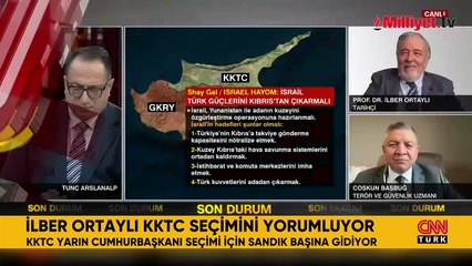 CNN Türk'te konuşan Prof. Dr. İlber Ortaylı: Kıbrıs'ta federasyon tezi palavradır!