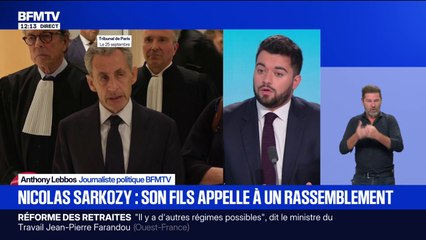 Louis Sarkozy appelle à un rassemblement en soutien à son père, le jour de son incarcération à la prison de la Santé