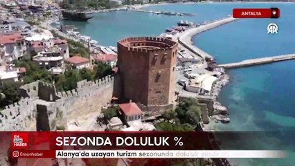 Alanya'da uzayan turizm sezonunda doluluk yüzde 85 oldu