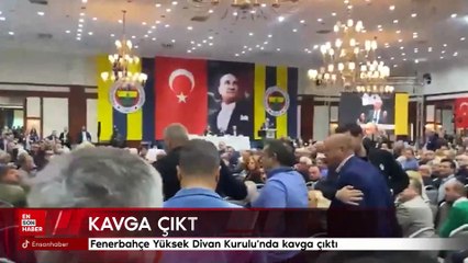 Fenerbahçe Yüksek Divan Kurulu'nda kavga çıktı