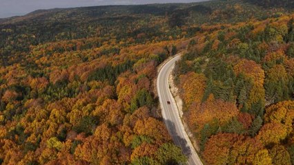 Uludağ'dan muhteşem sonbahar manzaraları: Dronla görüntülendi