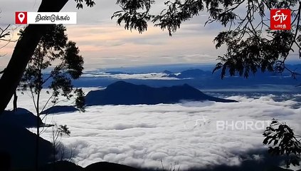 கொடைக்கானல் சிட்டிவியூவில் கடல் அலையை போல் சூழ்ந்த வெண்பனி மூட்டம்: ரசித்த சுற்றுலாப் பயணிகள்!