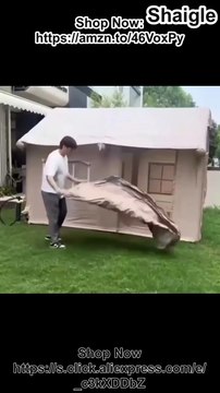 Inflatable camping tent 4-8 people with windows portable water-resistant camping tent Four season tents