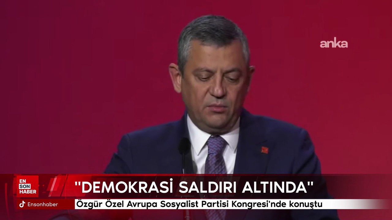 Özgür Özel'den Hollandalılara: Bize söz hakkı v...