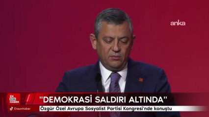 Özgür Özel'den Hollandalılara: Bize söz hakkı verdiğiniz için teşekkür ederim
