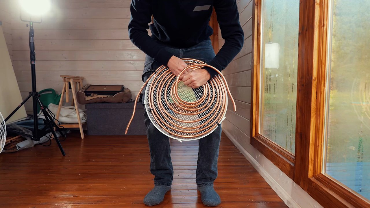 DIY Air Conditioner from Copper pipe