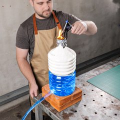 Unique process of creating a pencil  Made of smoke