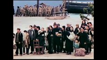 Japanese Repatriates Arriving in Japan,Otake 1946 Original Color Film