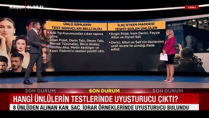 Hangi ünlülerin testlerinde uyuşturucu çıktı?