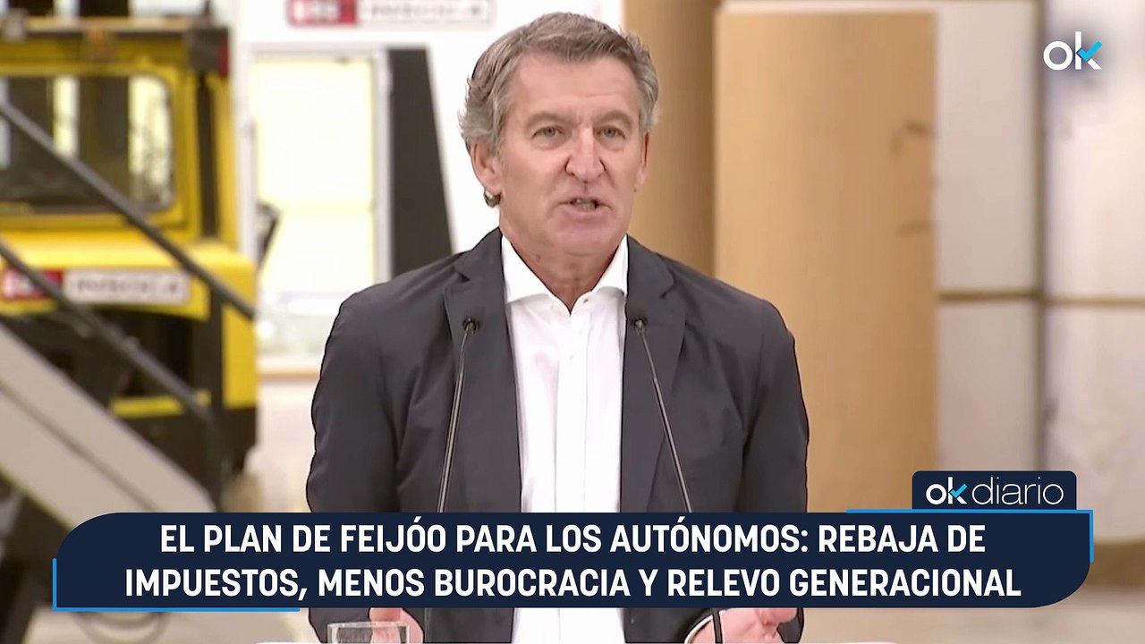 El Plan de Feijóo para los autónomos: rebaja de impuestos, menos burocracia y relevo generacional