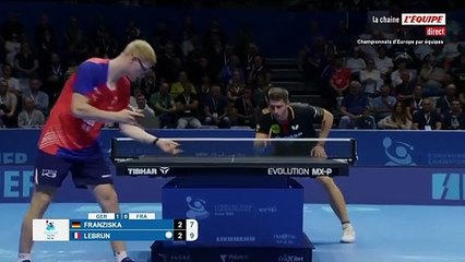 Félix Lebrun domine Patrick Franziska et offre l'égalisation aux Bleus face à l'Allemagne en demi-finale de l'Euro - Tennis de table - Euro par équipes