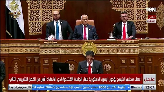 الكاتب الصحفي محمود مسلم يؤدي اليمين الدستورية نائباً في مجلس الشيوخ