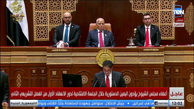 الفنان ياسر جلال يؤدي اليمين الدستوري نائباً في مجلس الشيوخ