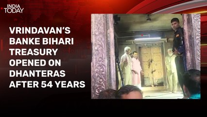 Vrindavan’s Banke Bihari temple treasury opened after 54 years