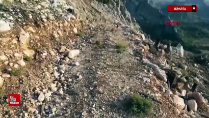 Isparta'da kaçak avcı dronlu denetimde yakalandı