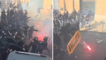 Tensione prima di Pisa-Verona: violenti scontri tra tifosi vicino allo stadio