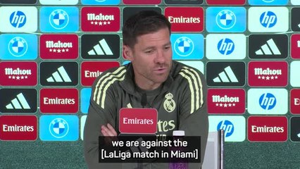 Alonso slams LaLiga game in Miami amid protests