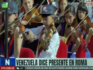 Sistema de Orquestas de Venezuela se presenta en Roma a horas de la canonización de nuestros Santos