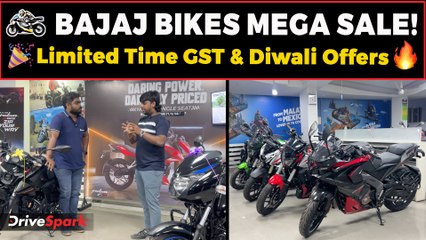 😱OMG! Bajaj Bikes 2025 Diwali Deals 😍 | GST Price Cut + Crazy Festival Offers 💥| Showroom Tour