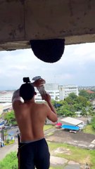 Man Eats Fresh Honeycomb Straight from the Beehive! 🍯🐝 | Pure Raw Honey Harvest