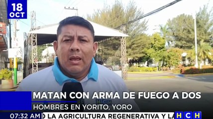 A balazos asesinan dos jóvenes en una carretera de Yorito, Yoro