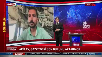 Filistin'den Akit TV'ye canlı bağlantı