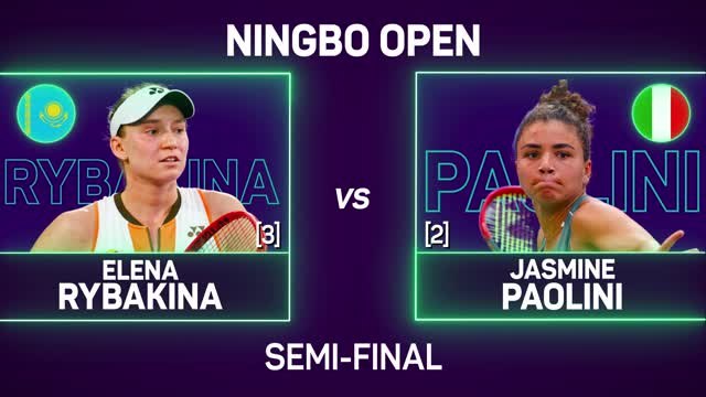 Rybakina powers past Paolini to reach Ningbo final