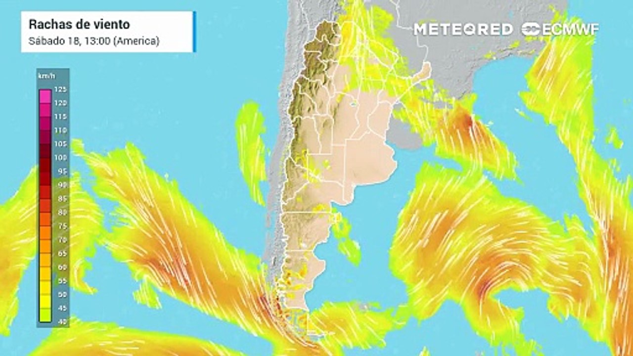 Alerta por vientos fuertes durante el Día de la Madre: ráfagas intensas en el centro y oeste de Argentina