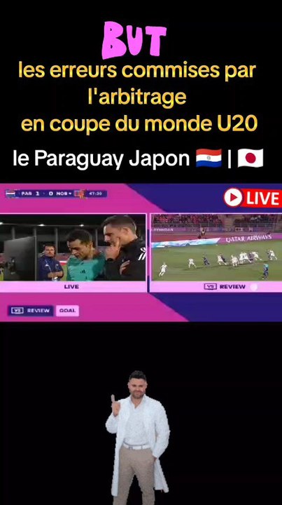 beaucoup d'erreur commises par l'arbitrage en ce coupe du monde U20 Chili à l'exception de Paraguay