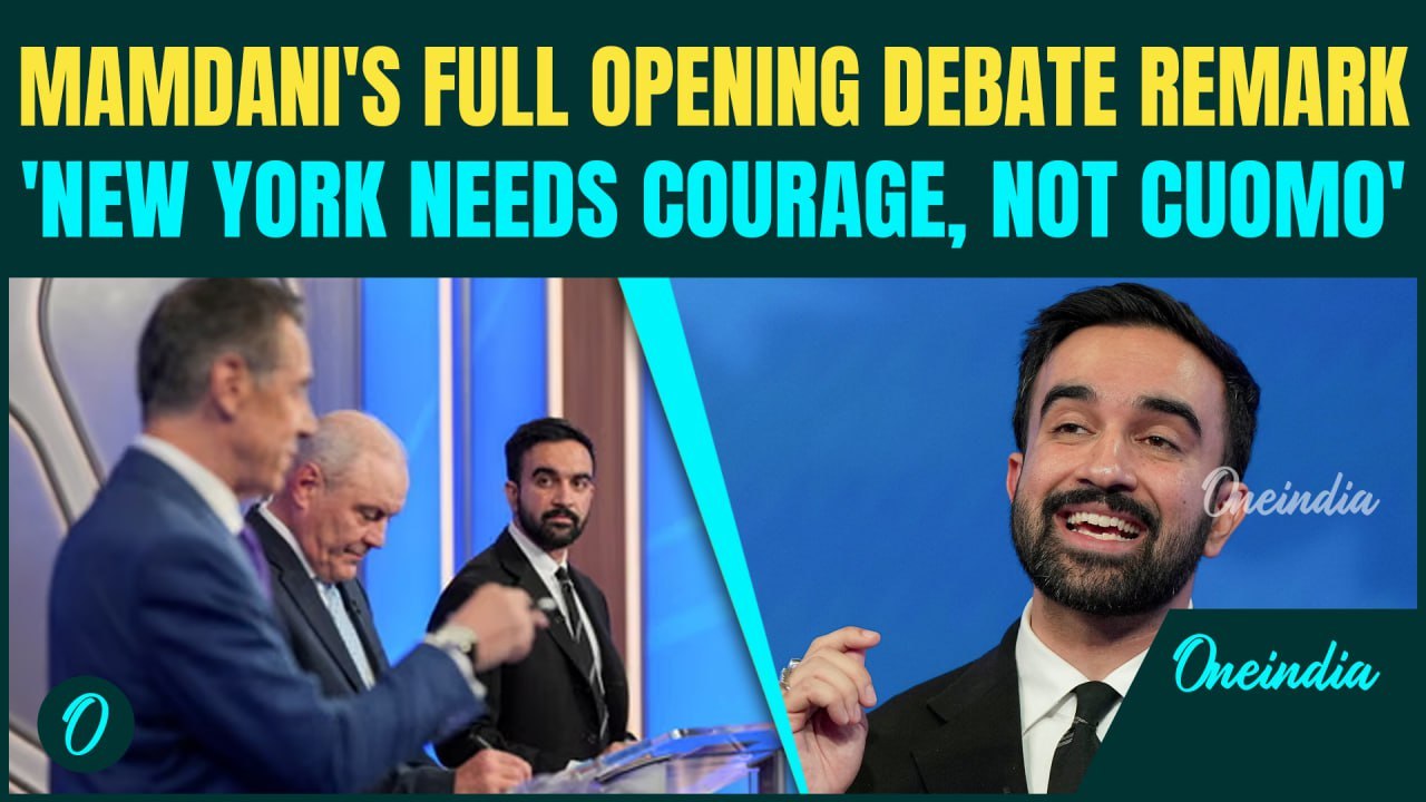 NYC Mayoral Debate: Zohran Mamdani Clashes with Cuomo over Trump, Police Reform, and Gaza, Hamas