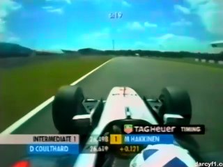 F1 – David Coulthard (McLaren Mercedes V10) Onboard – Great Britain 2001 (01)