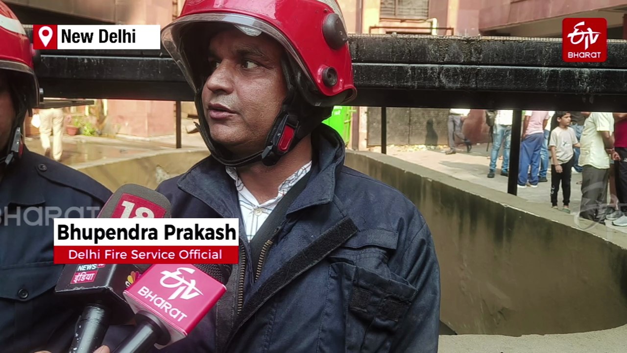 Massive Fire Breaks Out At Delhi Apartments Housing MP Flats