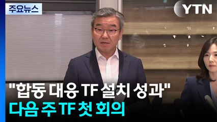 "합동 대응 TF 설치 성과"...다음 주 TF 첫 회의 / YTN