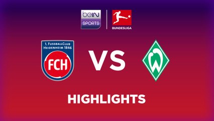 Highlights_1. FC Heidenheim 1846 vs. SV Werder Bremen_Matchday 07_ACT