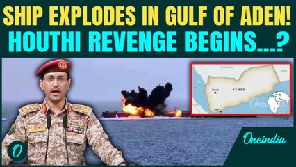 BREAKING: Watch Tanker Burning in Red Sea, Crew Abandons Ship – Houthi Revenge for Killing Leader!