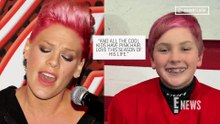 Pink, Carey Hart’s Son Jameson Channels His Mom With Pink Hair Reveal _ E! News