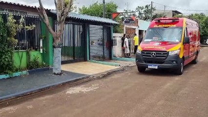 Homem cai do telhado em residência no Cascavel Velho e fica ferido