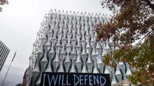 London Erupts as Protesters Rally Against Trump at US Embassy
