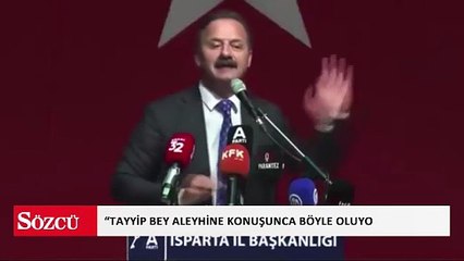 “Tayyip Bey aleyhine konuşunca böyle oluyor”