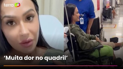 Gracyanne Barbosa vai a hospital para exames após sentir dores em local atingido em assalto no RJ
