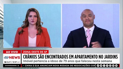 Ossadas humanas e 12 crânios são achados em apartamento de idoso em São Paulo