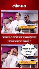 पायताण घे आणि हाण माझ्या डोक्यात  अजित पवार का म्हणाले ?