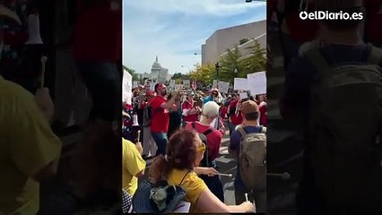 La oposición a Trump se moviliza por todo EEUU contra la deriva autoritaria y la agenda ultra al grito de “no a los reyes”