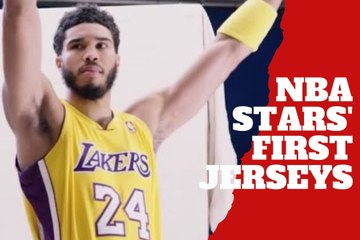 NBA superstars spill the beans on the first basketball jerseys they got