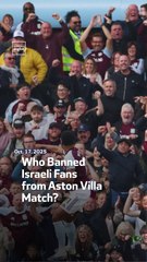 Who Banned Israeli Fans from Aston Villa Match