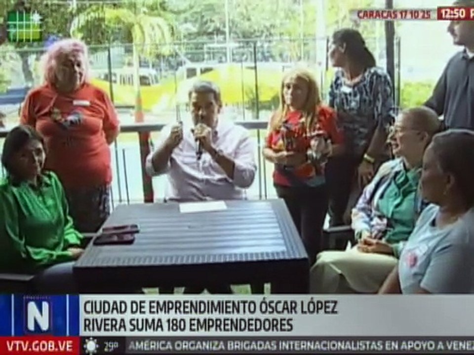 Caracas | Jefe de Estado inaugura la "Ciudad Emprendimiento Óscar López Rivera" con 180 emprendedores