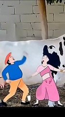 When a Cow Becomes a Canvas 🎨 | The Funniest Living Artwork Ever! 😂